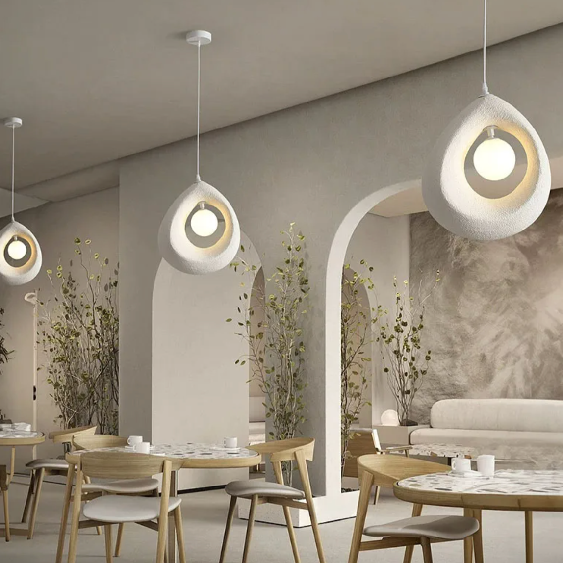 BRECK + FOX - Vente Lustre/Suspension - Luminaire suspension Wabi Sabi Tear6