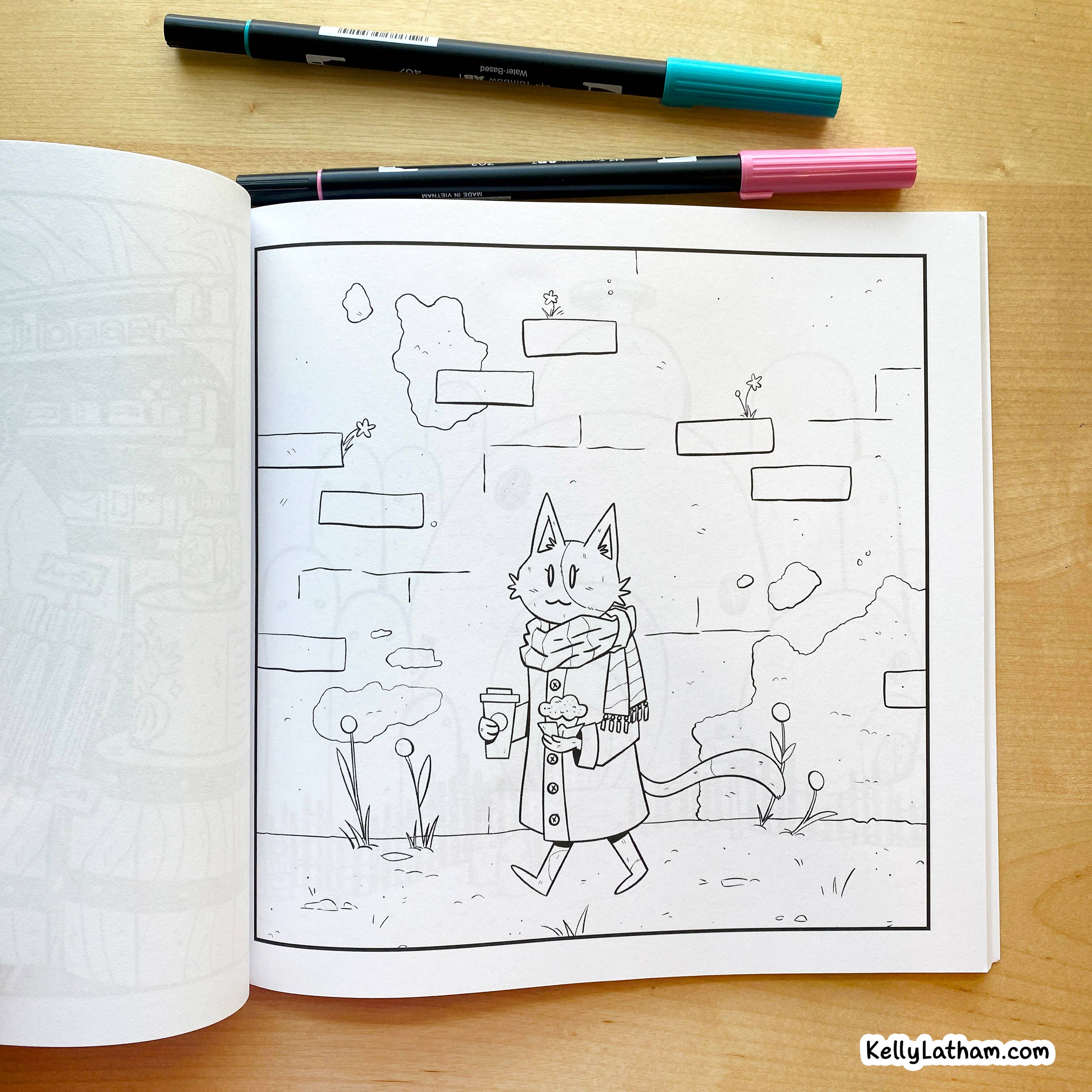 Kelly Latham Art - Wholesale Coloring & Activity Book - Adult - Far Off Places – Cute & Relaxing Coloring Book for Adults3