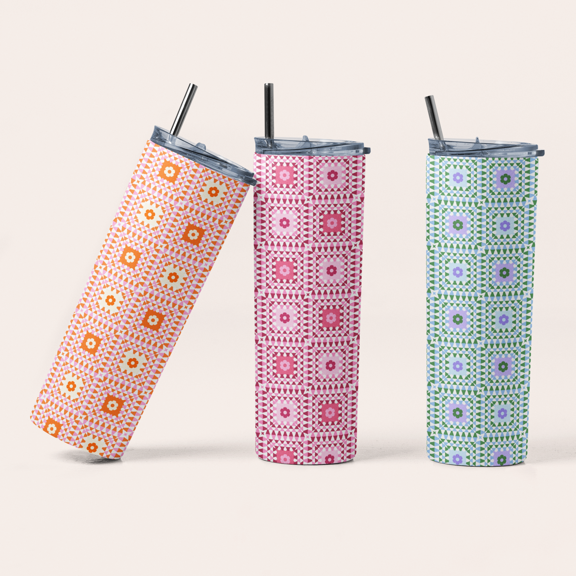 amarieacreates – Großhandel Thermotasse/-becher – Granny-Squares-Becher0