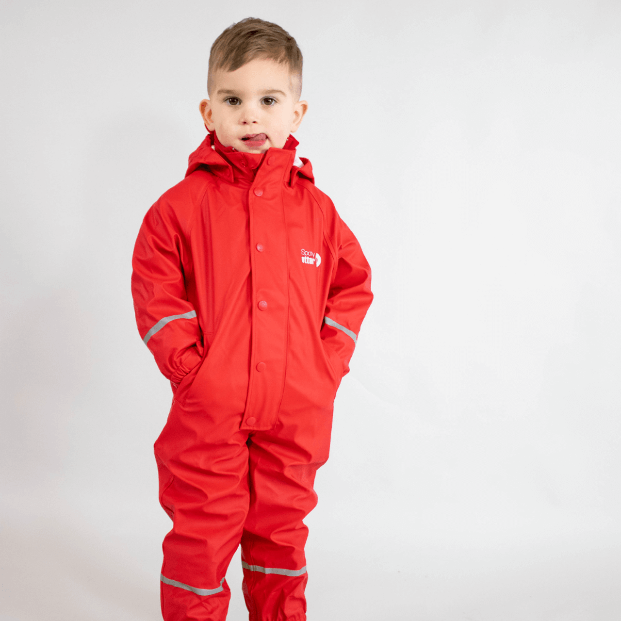 Spotty Otter – Großhandel Regenanzug – Kinder – Spotty Otter Forest Ranger wasserdichter Splashsuit aus PU20