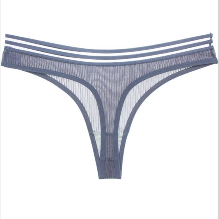 La Belle Fantastique - Wholesale Lingerie Set – women's - La Belle Fantastique Ava Sexy ice silk see-through G-String, Tanga Panty, Lace Panty Set, Lace Lingerie4