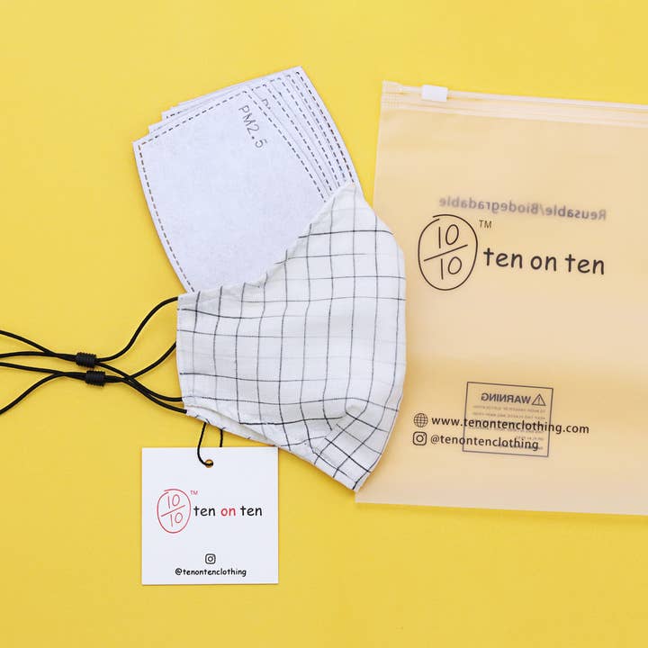 Ten on Ten – wholesale Protective face mask/shield – Multicolor Floral Cotton Mask(nose wire embedded)