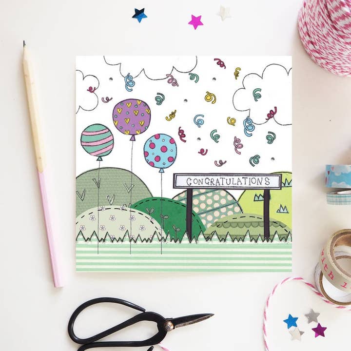 Tarjeta de felicitación de felicitación para venta al por mayor de Flossy Teacake