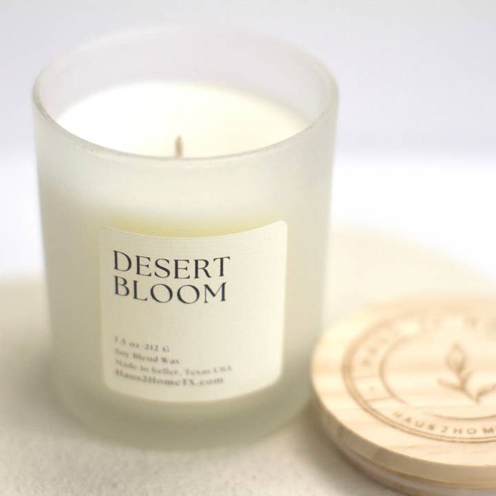 Haus II Home, LLC - Wholesale Jar/Filled Candle - Reusable Terrazzo Candle - Desert Bloom5