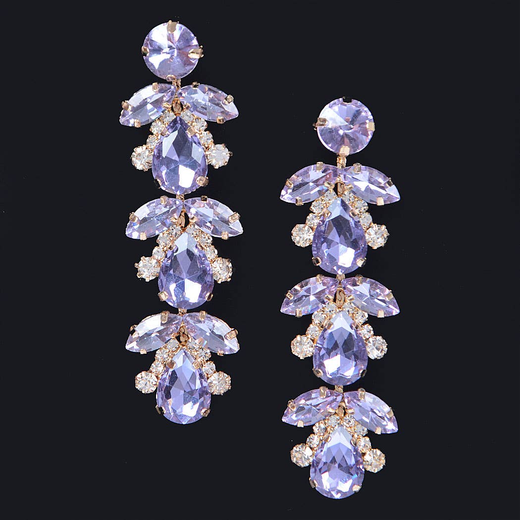 3AM BY H&D ACCESSORIES - Wholesale Dangle Earrings - Rhinestone Earring4