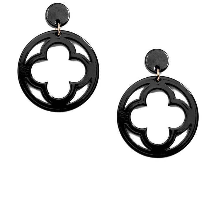 ZENZII Jewelry - Wholesale Dangle Earrings - Open Clover Drop Earring16