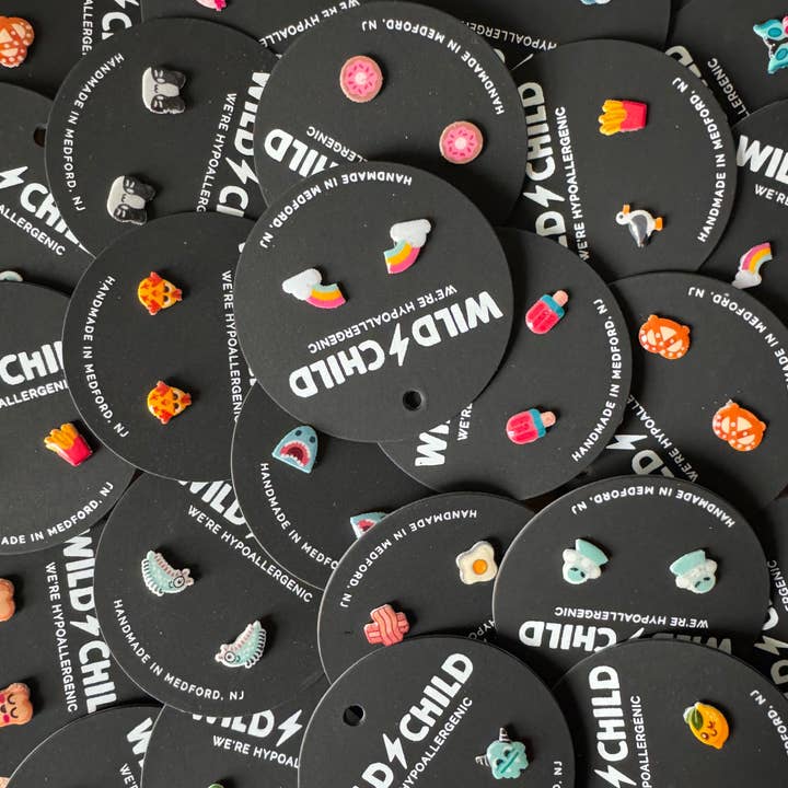 Oliver and the Sea - Wholesale Stud/Post Earrings - Cute Handmade Earrings / Popular Earrings / Hypoallergenic23