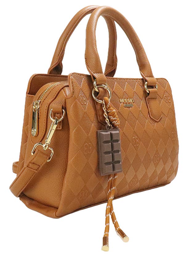 COCOA CHARM MONOGRAM TOTE BAG for wholesale by Bessie London