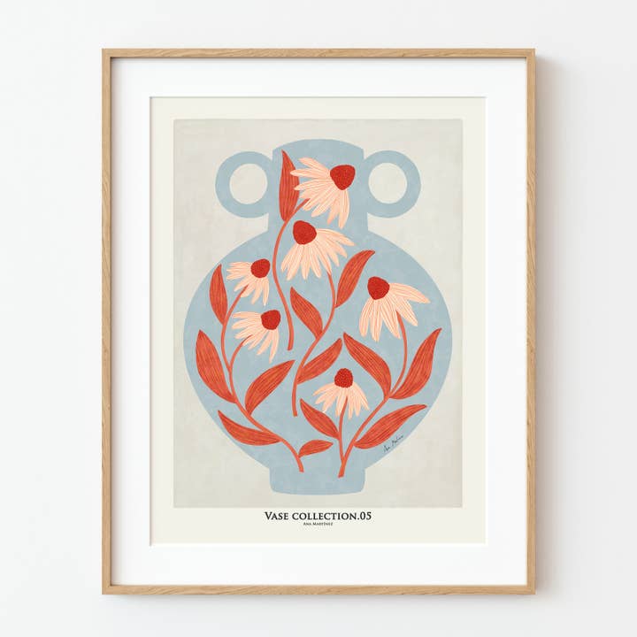 Art print 'Vaas met madeliefjes II' voor wholesale door El buen limón