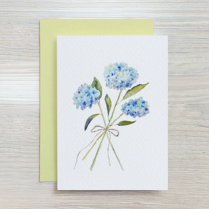 Hydrangea Gift Enclosure for wholesale by Waterline Studio