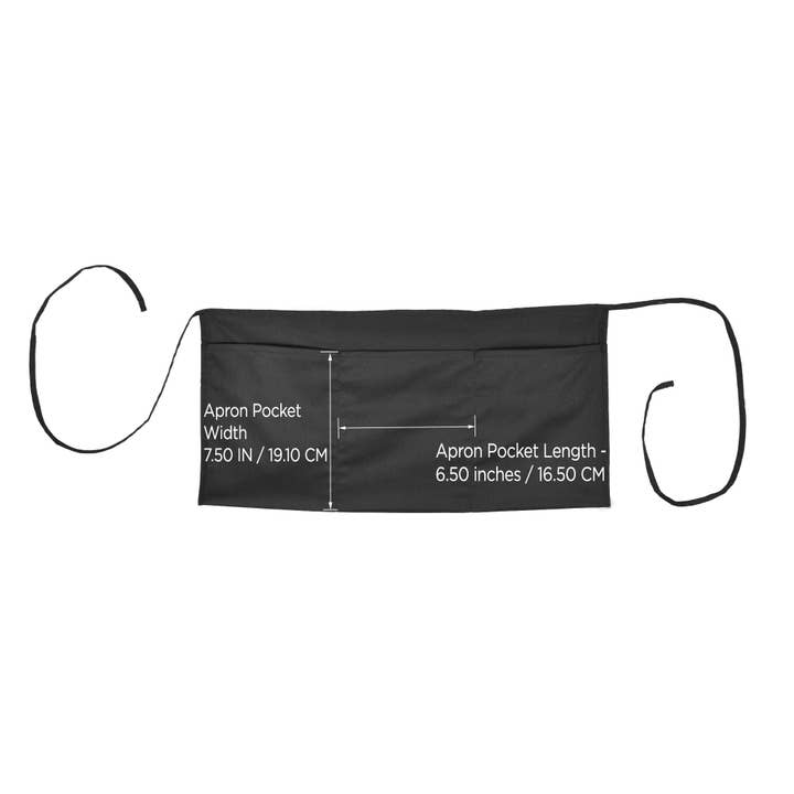 Dalix - Wholesale Apron - DALIX 24" Large Aprons Bartender Money Kitchen 3 Pockets