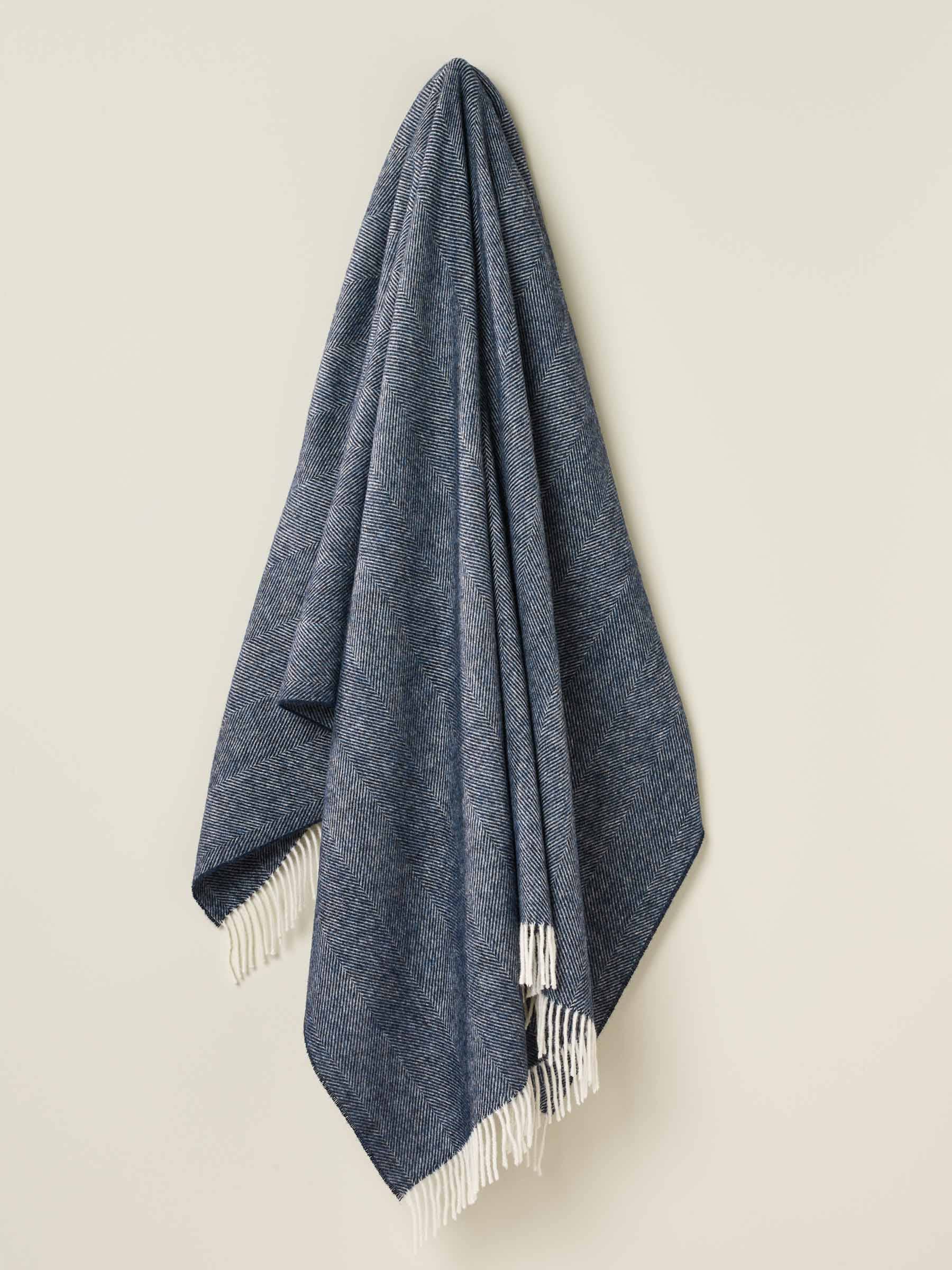 Bronte by Moon - Wholesale Throw Blanket - Herringbone Pure Wool XL Throw4