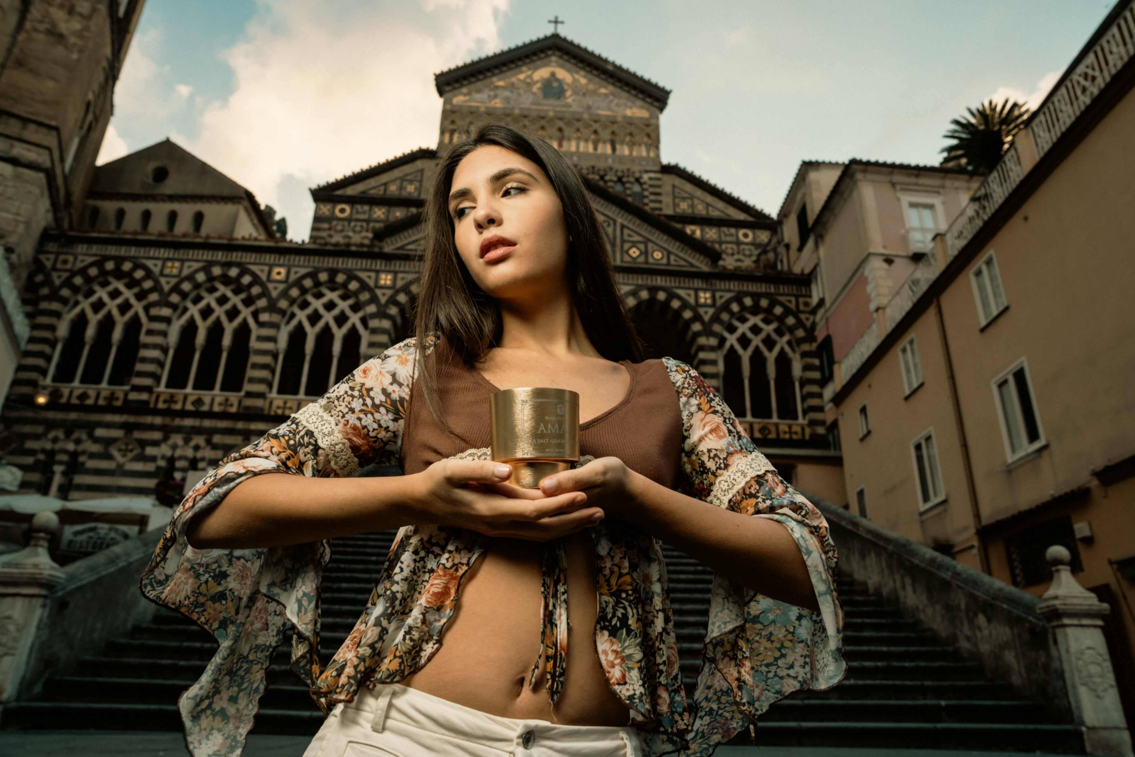 BouquetItaliano – wholesale Jar/filled candle – Amalfi Luxury Scented Candle – Italian Coastal Inspired27