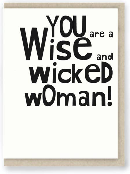 153: Wicked ... Funny Birthday / Friendship / Sarcastic for wholesale by Hit and Run Greetings