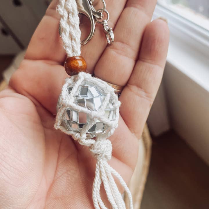 Disco Ball Keychain, Mirrorball Key Chains, Boho Macrame Key and other Purchase Wholesale disco ball keychain. Free Returns & Net 60 Terms on Faire trending on Faire.