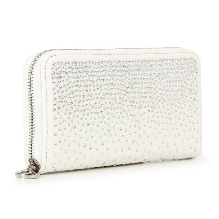 Glamoureuze accordeonportemonnee met strass-ontwerp voor wholesale door Handbag Express