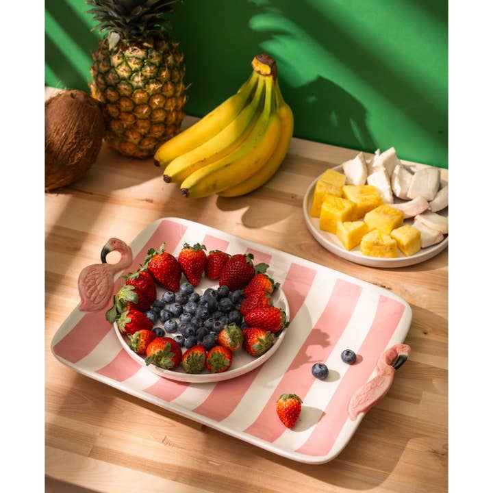 Godinger - Wholesale Decorative Tray - Jill Zarin Home Flamingo Tray