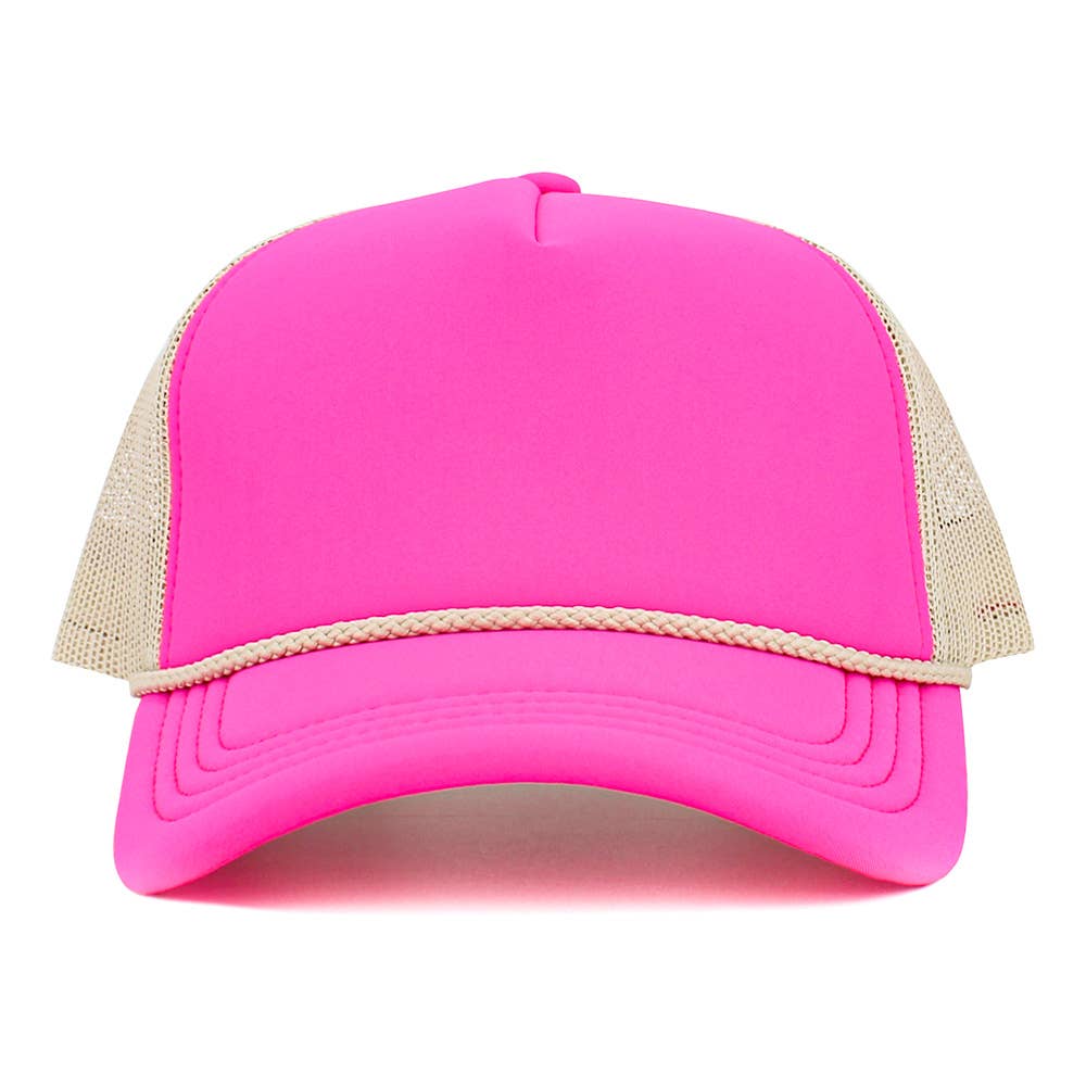 Sensibling Corp. - Wholesale Truckerpet - Dames - Effen tweekleurige truckerpet met mesh achterkant13