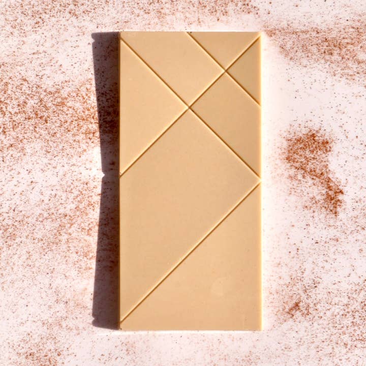 White Chocolate Chai Tablette (Chocolate Block) for wholesale by Studio Cocoa