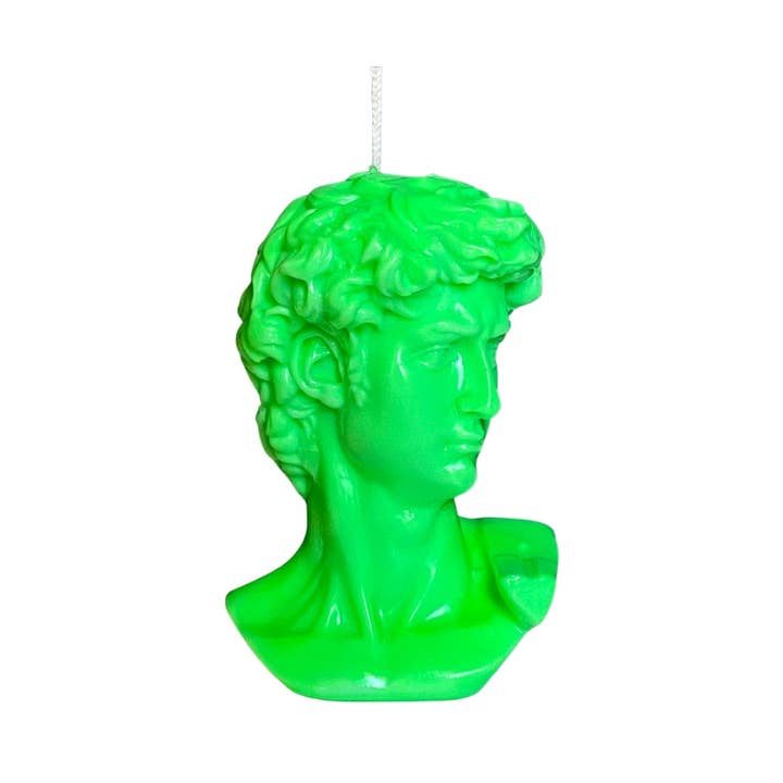 David Candle - Neon Green for engroshandel hos NÉOS CANDLESTUDIO