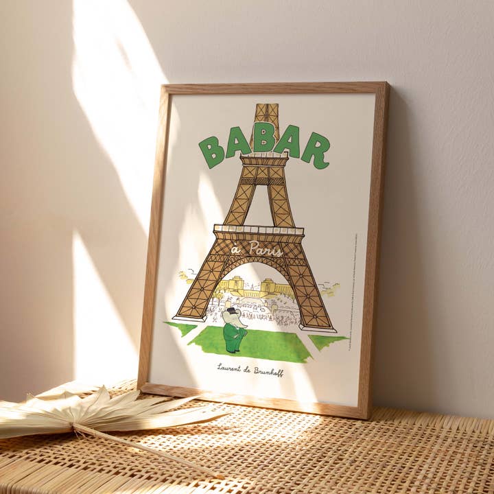 Oneart - Wholesale Poster - Babar in Paris Poster - BAB00264