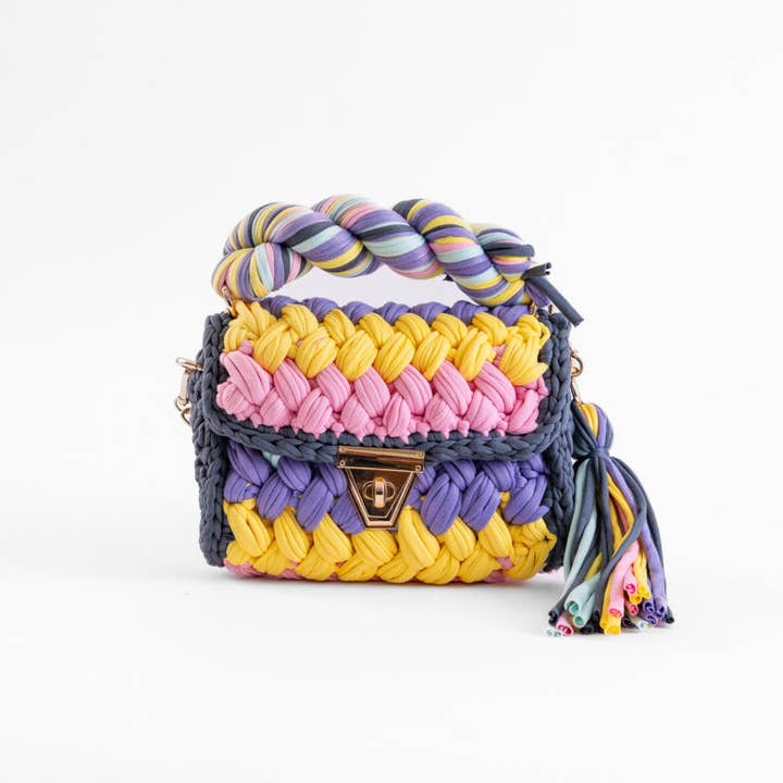 Elektra's Workshop - Wholesale Top Handle Bag - Women's - Crochet Bags Micro Bag4