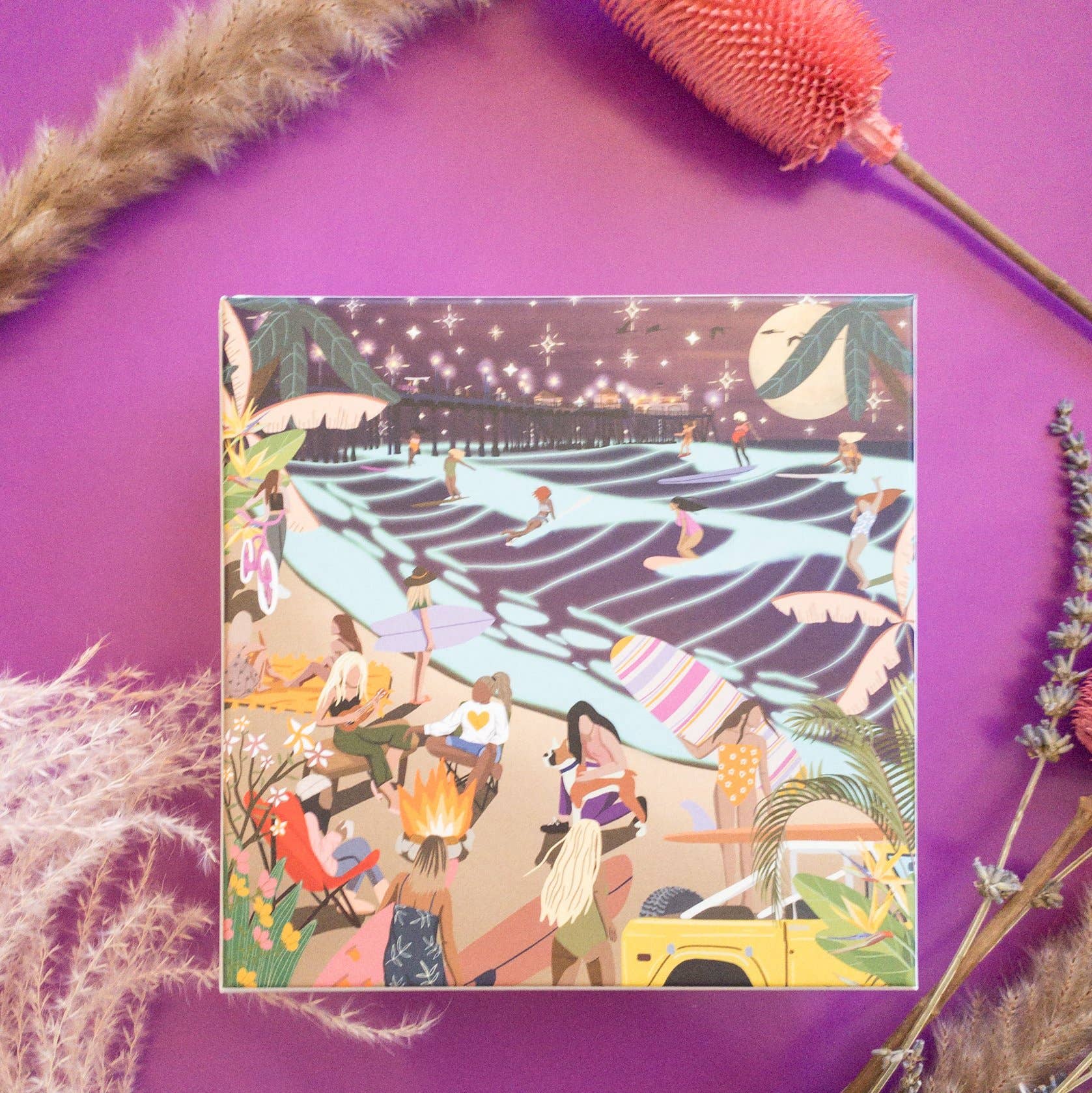 Surf Shack Puzzles - Wholesale Puzzle - Adult - Full Moon Surf - 500 piece puzzle2