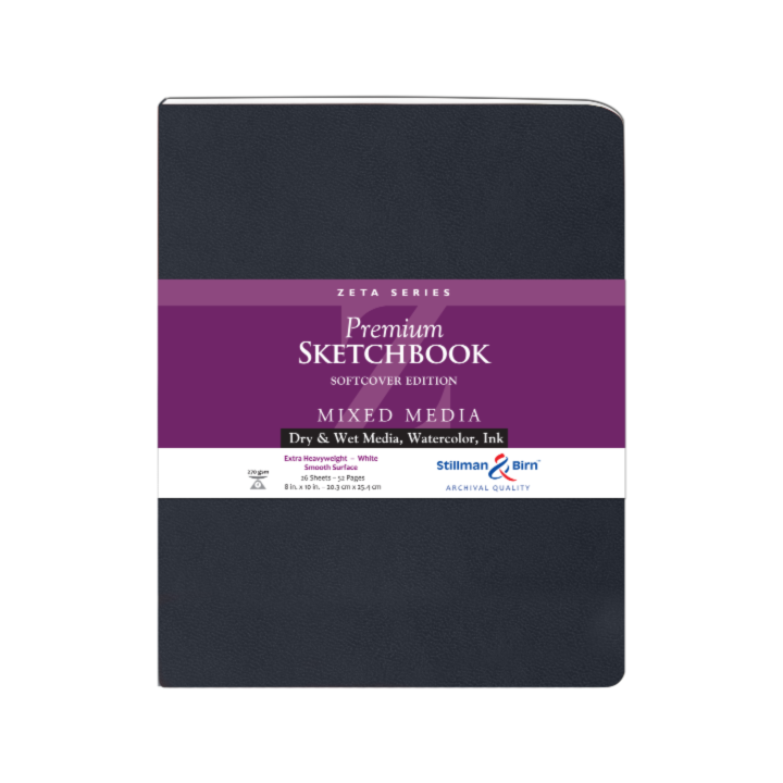 Exaclair - Vente Carnets de croquis - Stillman & Birn Carnet de croquis pour médias mixtes - Série Zeta1