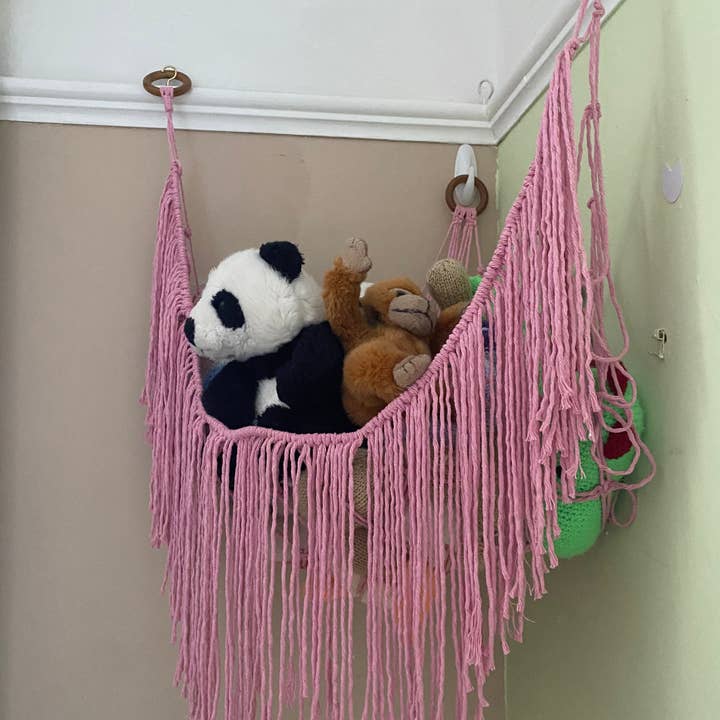 Macra-Made With Love – wholesale Toy storage box – Kids & baby – Corner Hammock For Soft Toys4