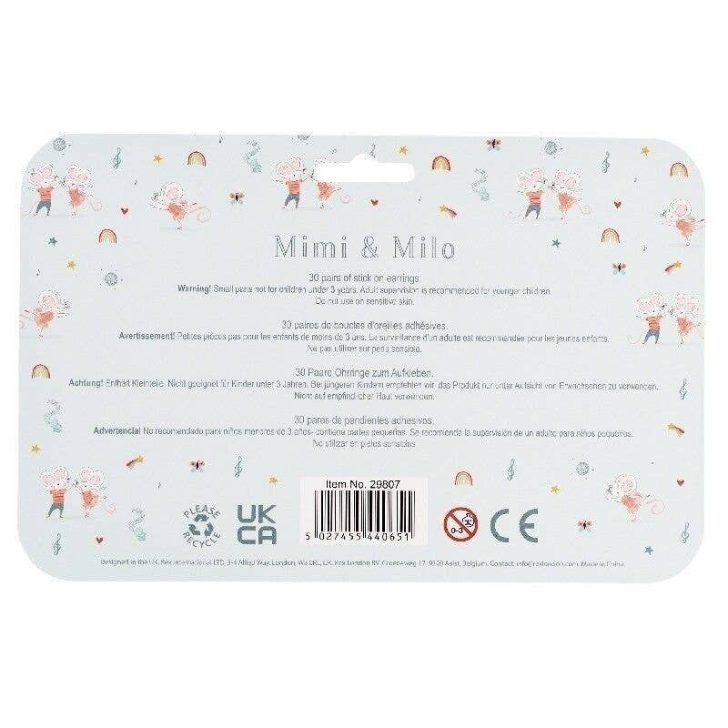 Rex B2B - UK – wholesale Earrings – Kids – Stick On Earrings - Mimi And Milo2