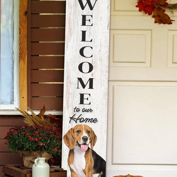 Beagle Welcome sign for wholesale by E&S Pets