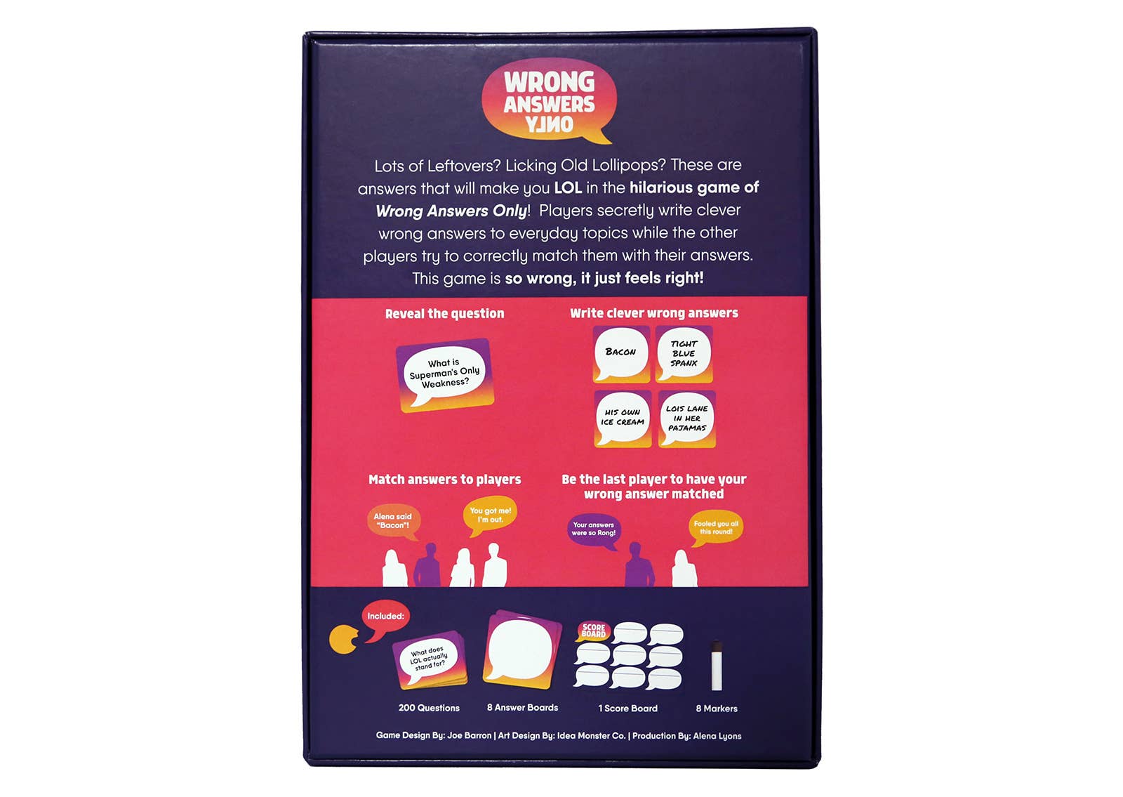 Gray Matters Games - Wholesale Card Game - Wrong Answers Only3