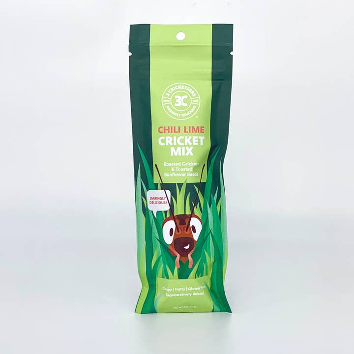 3 Cricketeers - Wholesale Trail Mix - Chili Lime Cricket Snack Mix - Planet & Kid-Friendly