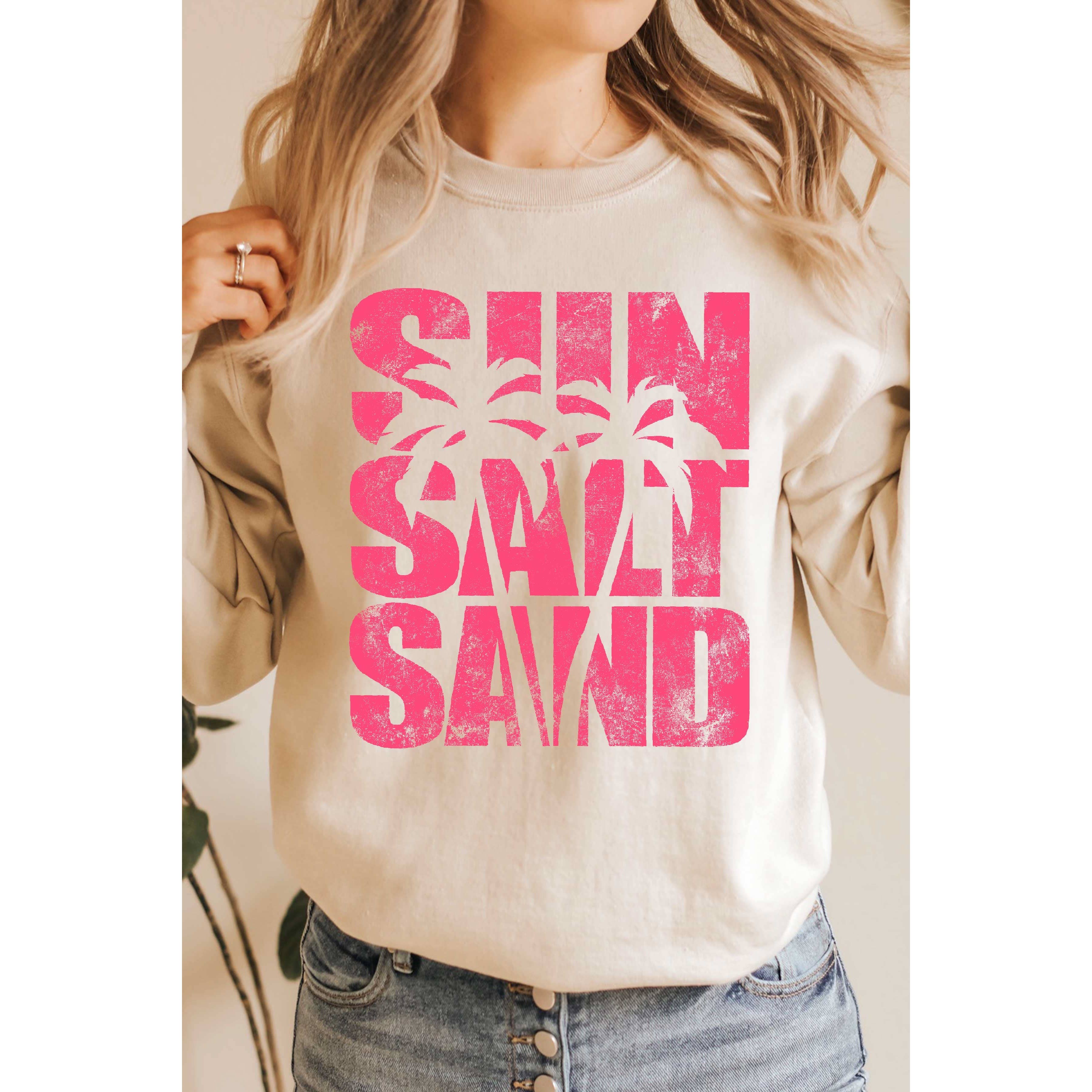 BLUME & CO. - Wholesale Graphic Sweatshirt - Women's - SUN SALT SAND Graphic Sweatshirt2