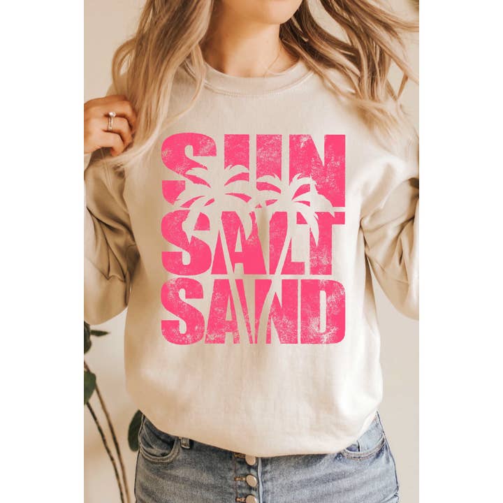 BLUME & CO. - Wholesale Graphic Sweatshirt - Women's - SUN SALT SAND Graphic Sweatshirt2