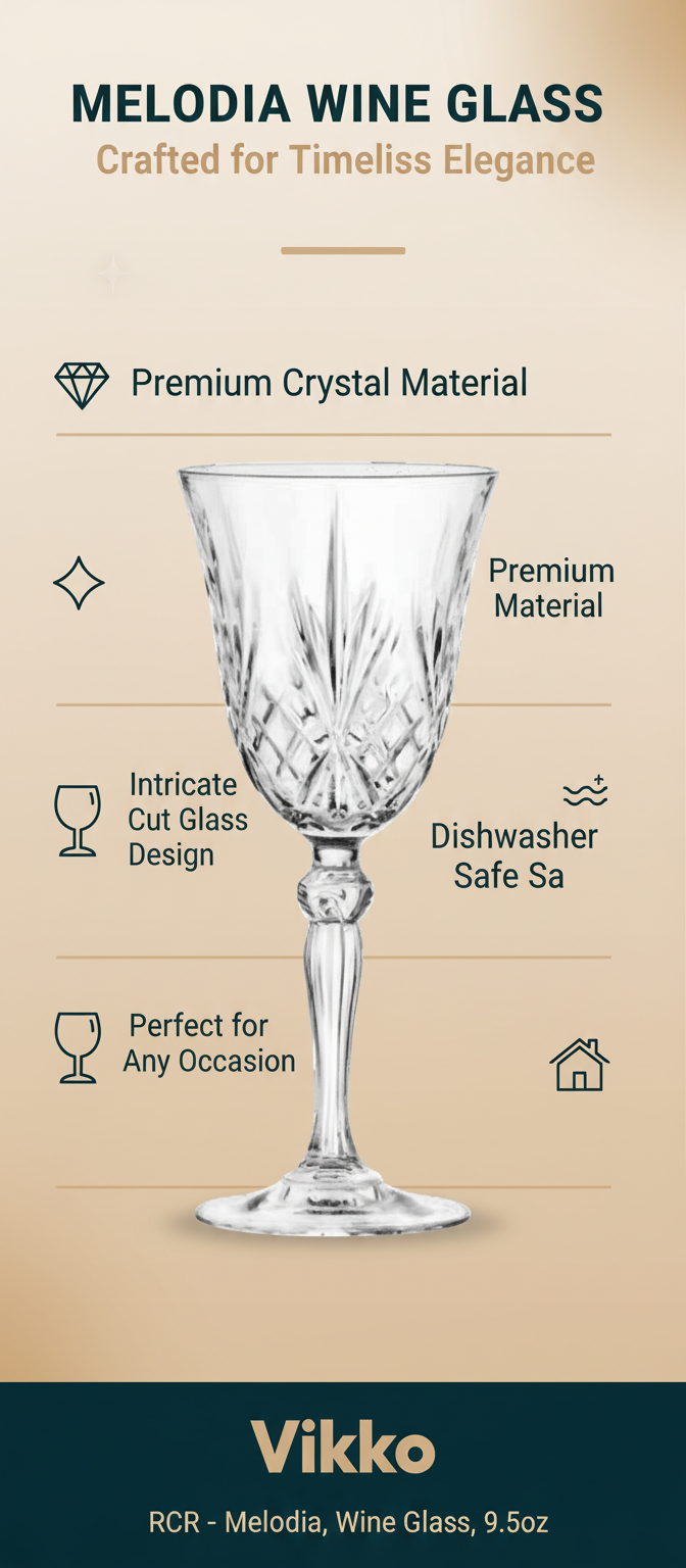 Kadra Kitchenware – Großhandel Weingläser – RCR - Melodia, Weinglas, 9,5 Unzen3