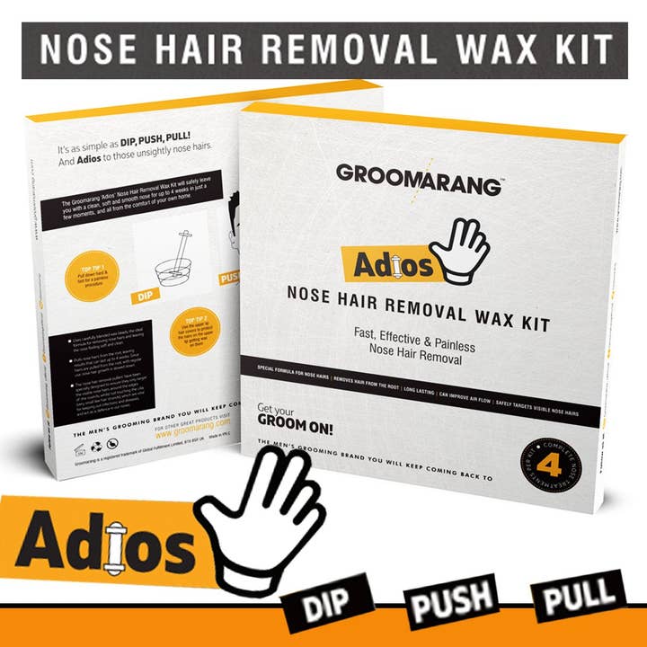 My Wholesale Warehouse - Wholesale Body Hair Removal Product - Groomarang Adios Nose Hair Removal Wax Kit5