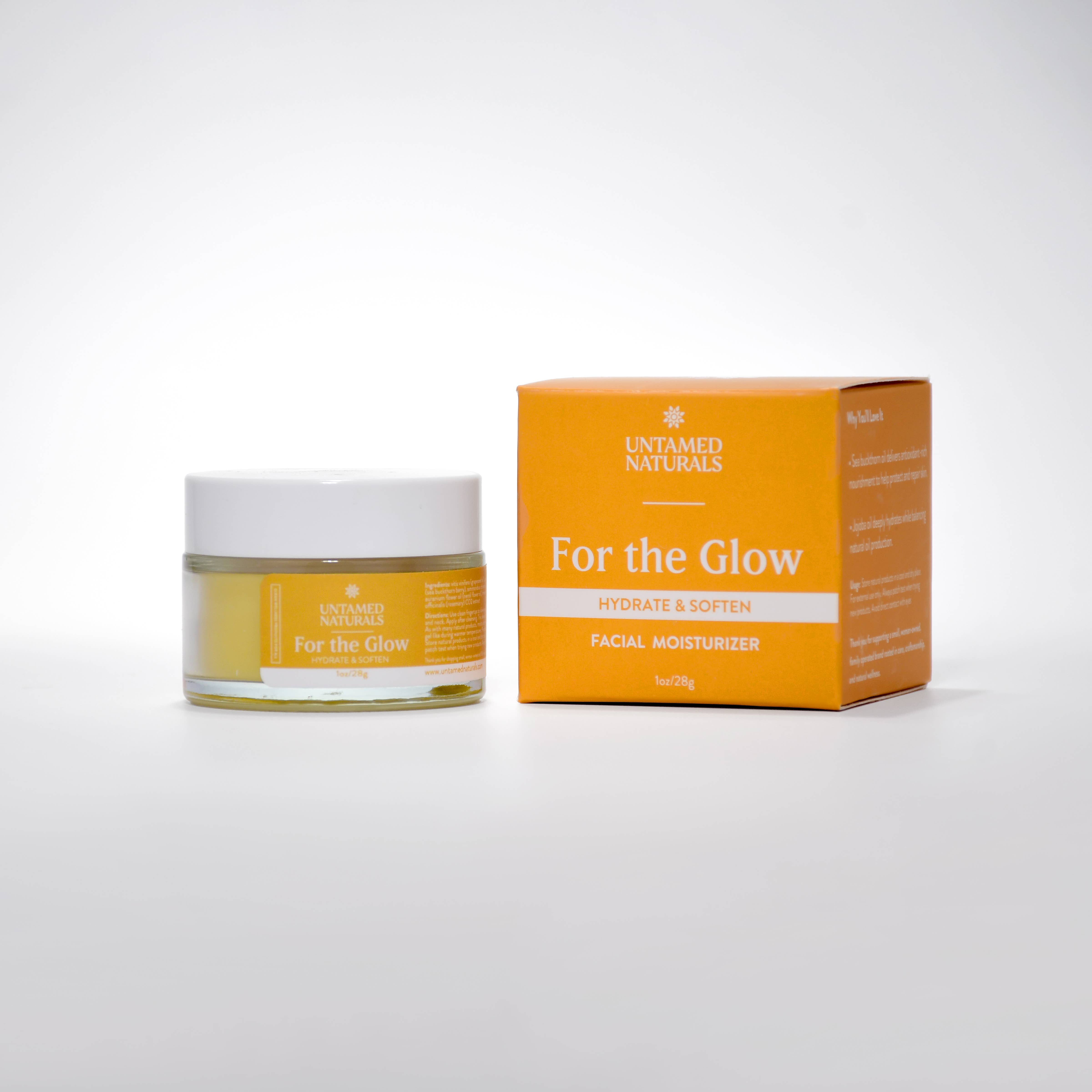 Untamed Naturals - Wholesale Facial Moisturizer - For The Glow Facial Moisturizer with Vitamin C and Jojoba Oi3