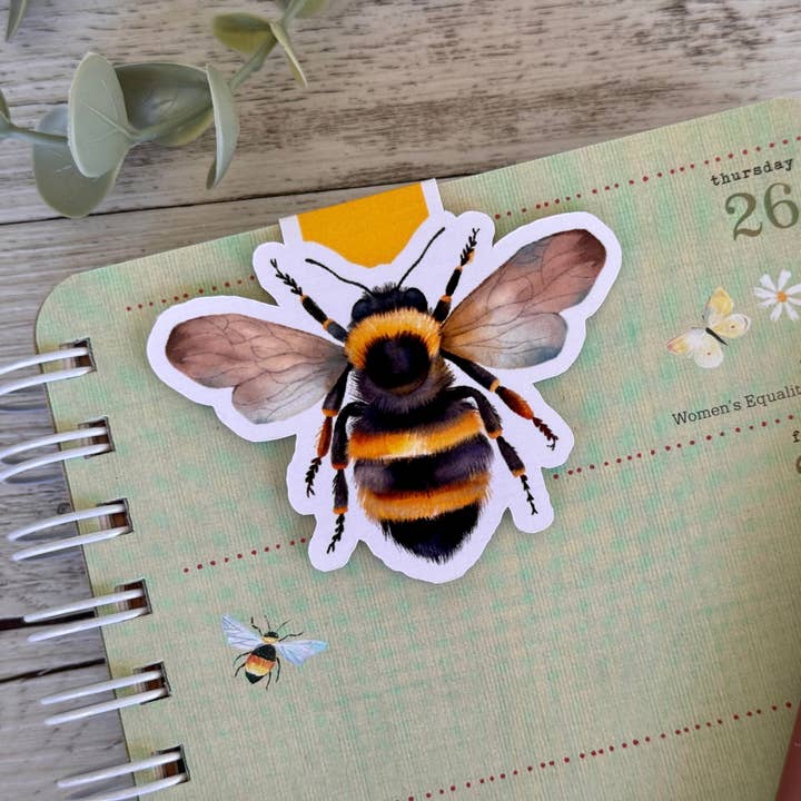 Scattered Seed Co - Wholesale Bookmark - Sunflower and Bee & Honey MAGNETIC BOOKMARKS7