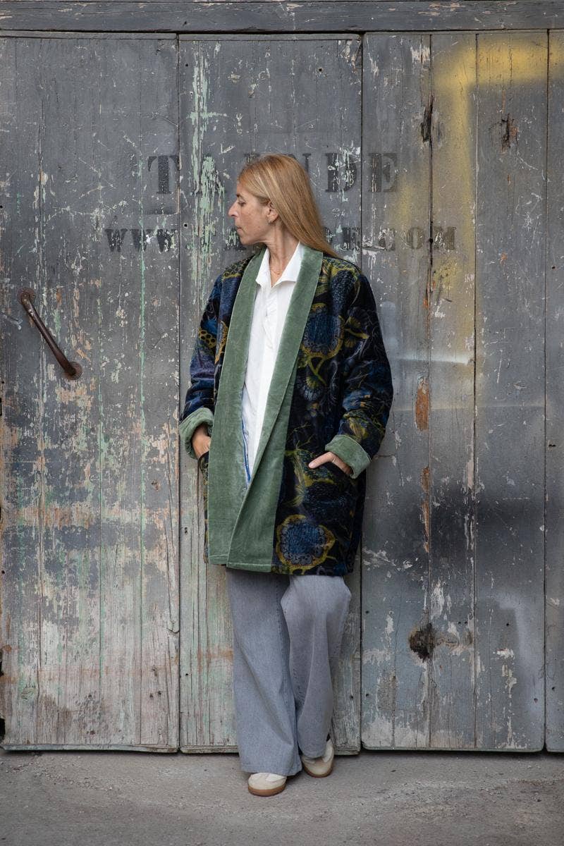 Sanjanaandme - Wholesale Kimono - Women's - Short velvet kimono0