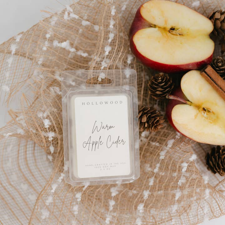 WARM APPLE CIDER | FALL | WAX MELT for wholesale by HOLLOWOOD FRAGRANCE