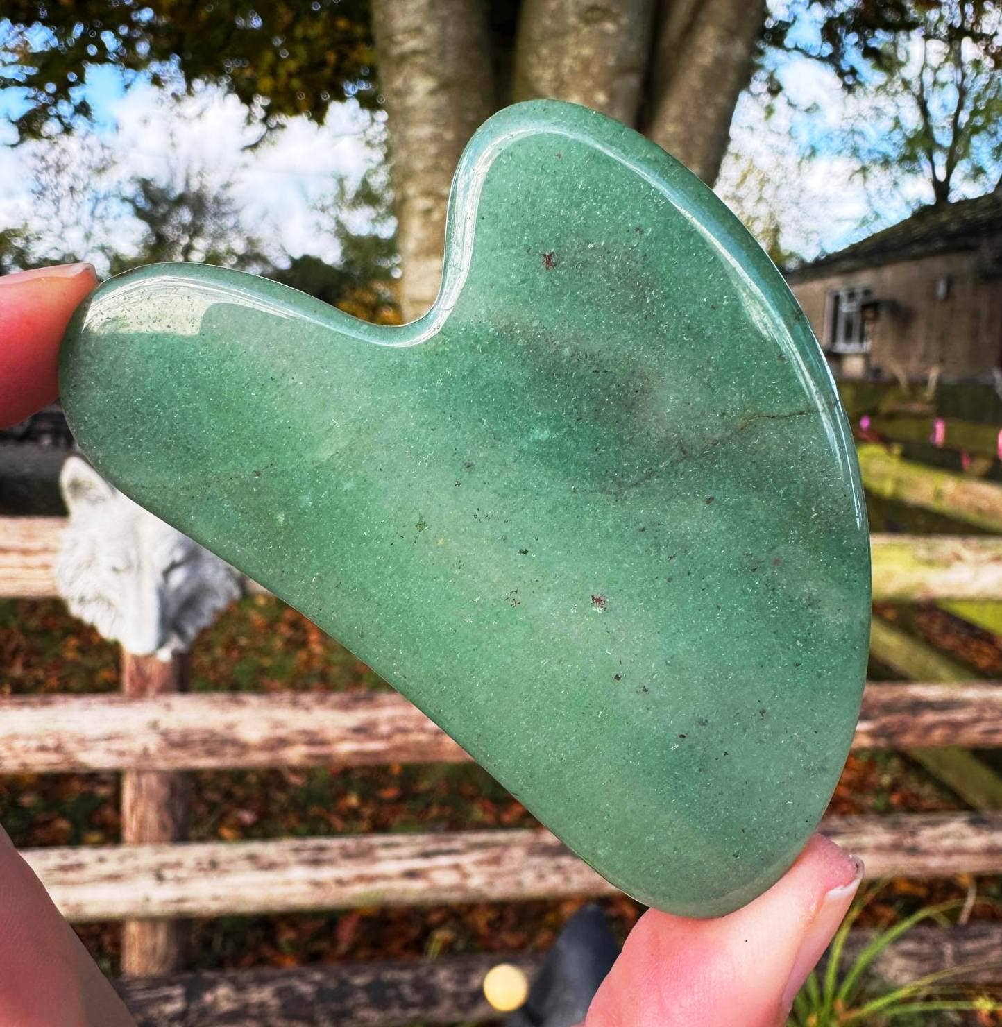 Elf Kendal Hippies - Wholesale Gua Sha Tool - Gua sha gemstone facial massager crystal gua sha heart stone5
