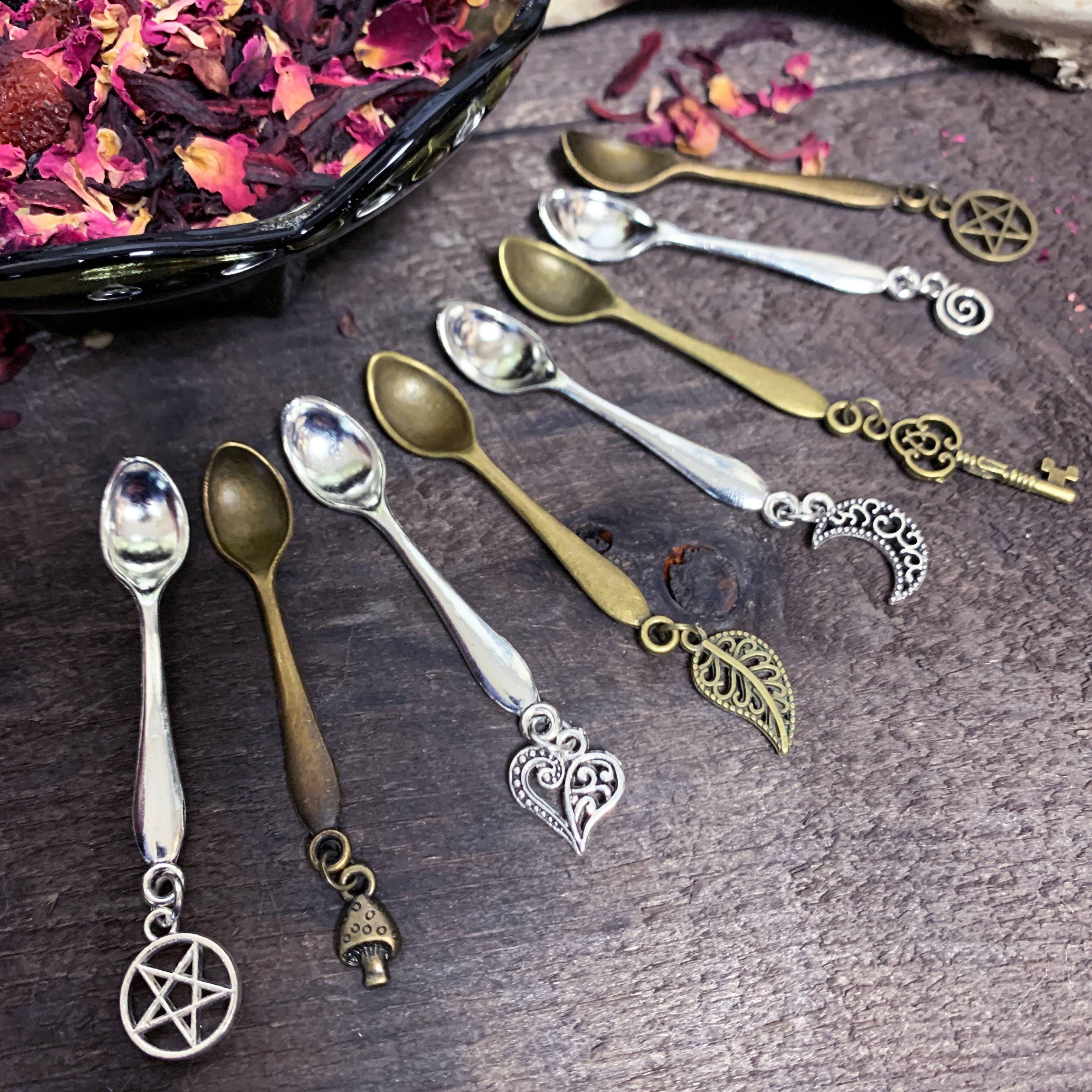 of Forest and Fae - Wholesale Meditation Supplies - Little Witchy Charm Spoons • Tiny Apothecary Spoons3