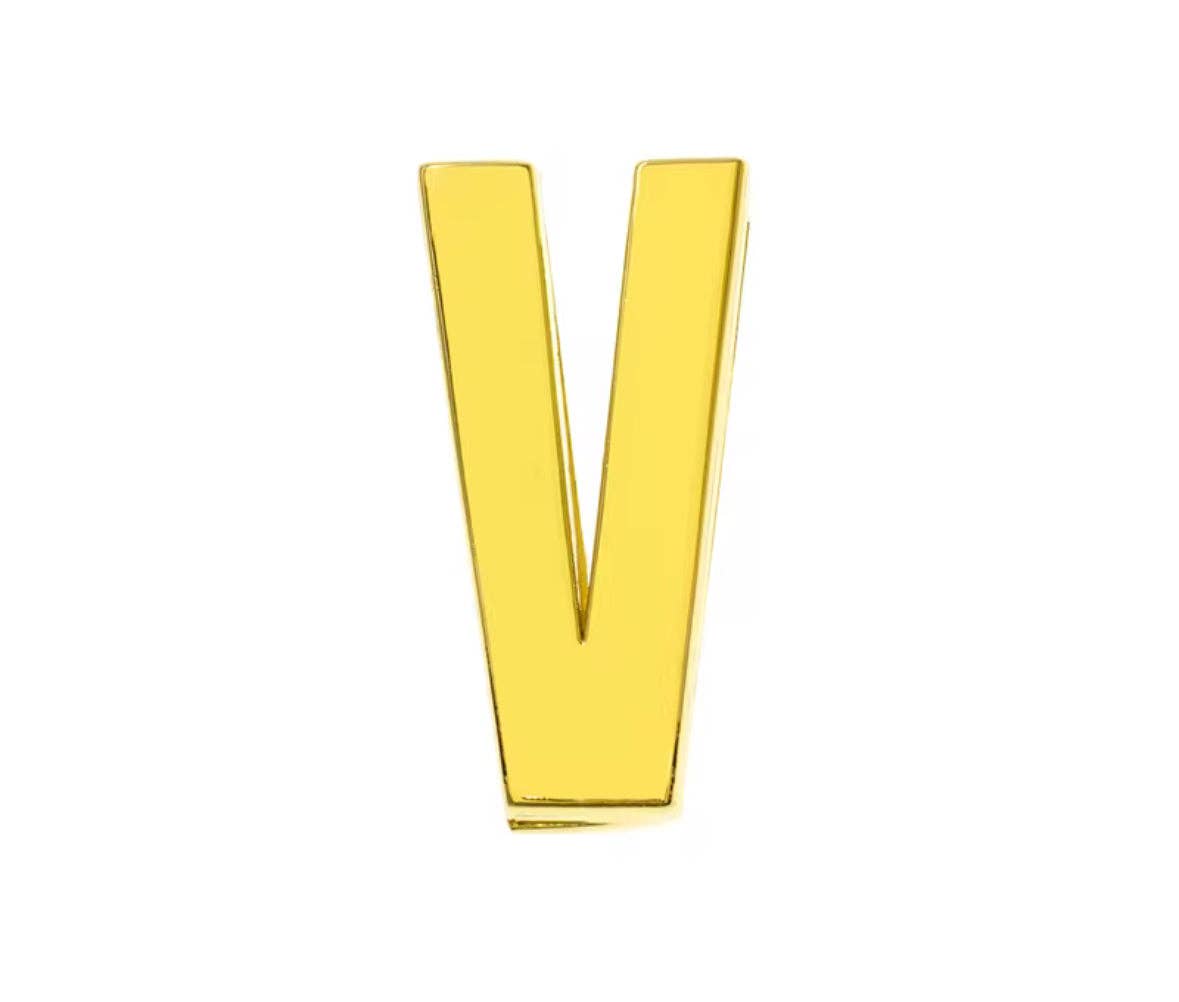 Deep South Originals Inc. - Wholesale Scarf Clip - Women's - Large Slide Letters - 14k Gold Plated Stainless Steel21