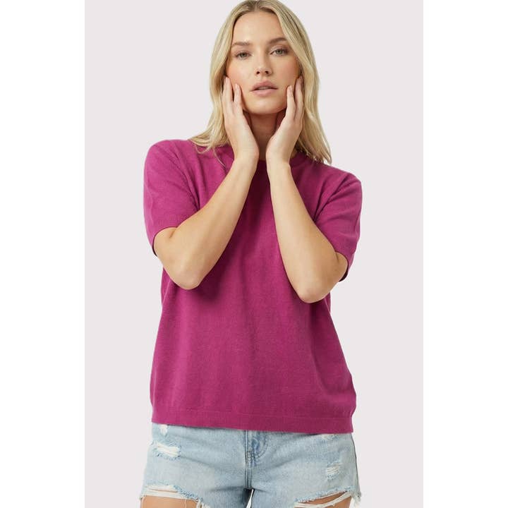 JERSETER BÁSICO DE MANGA CORTA SÓLIDO para venta al por mayor de STACCATO