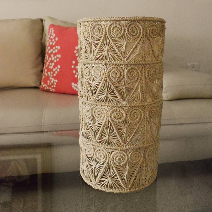 Corazon Iraca Woven Vase for wholesale by Artett