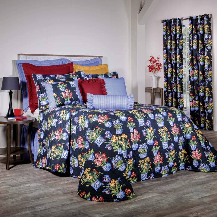 Melanie Black Bedspreads for wholesale by Thomasville at Home
