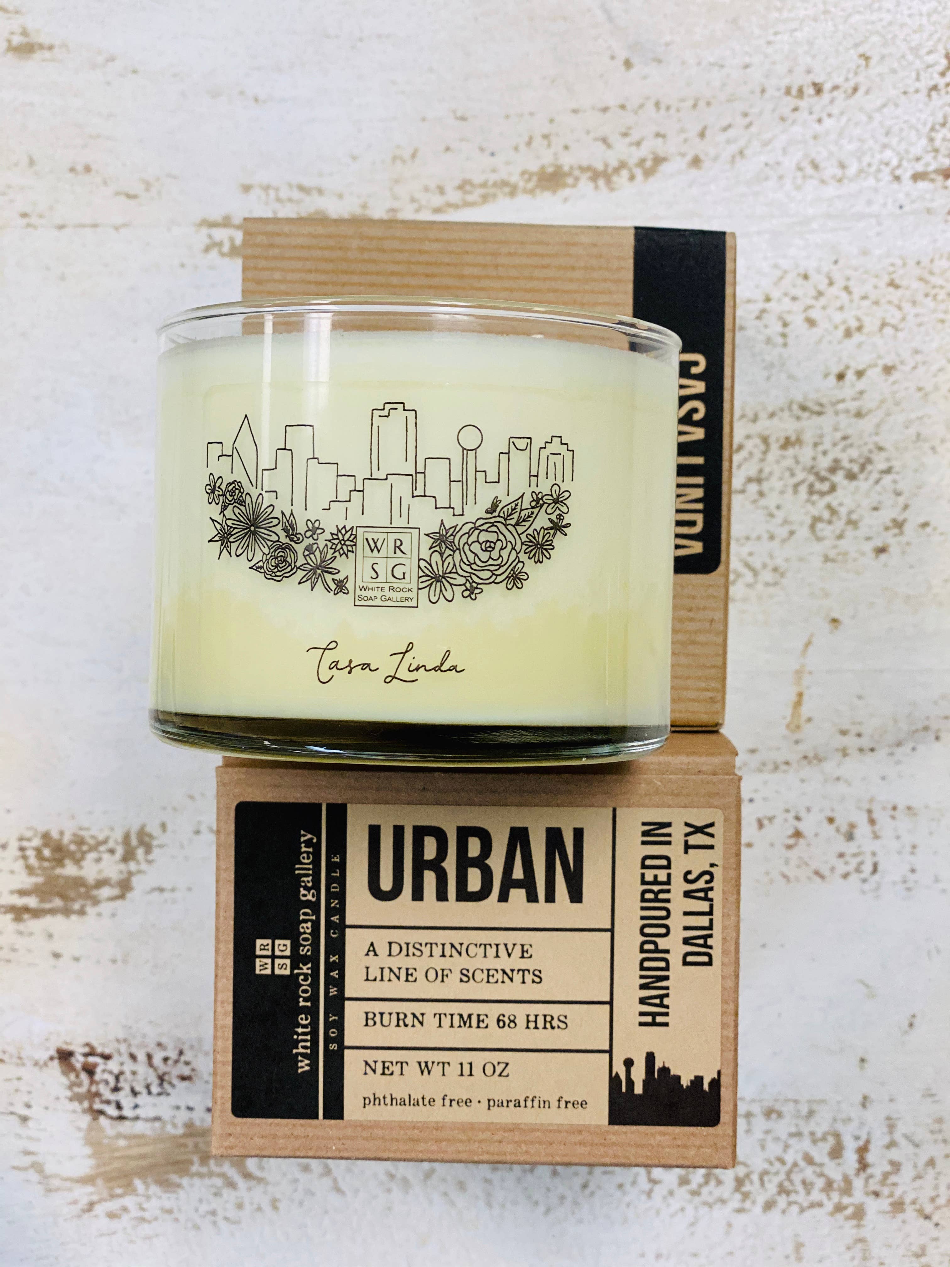 White Rock Soap Gallery - Wholesale Jar/Filled Candle - Soy Wax Candle Urban Collection2