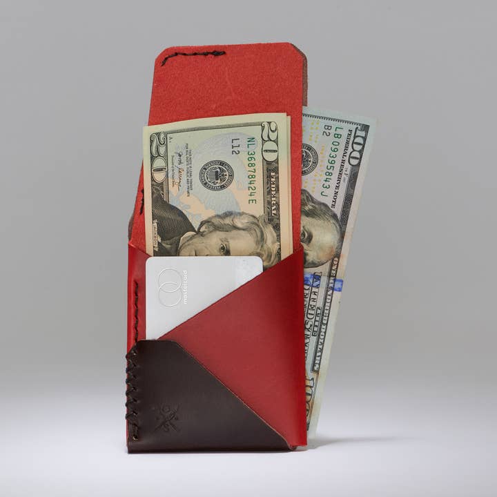 Topsider Bifold for wholesale by Open Sea Leather Co.