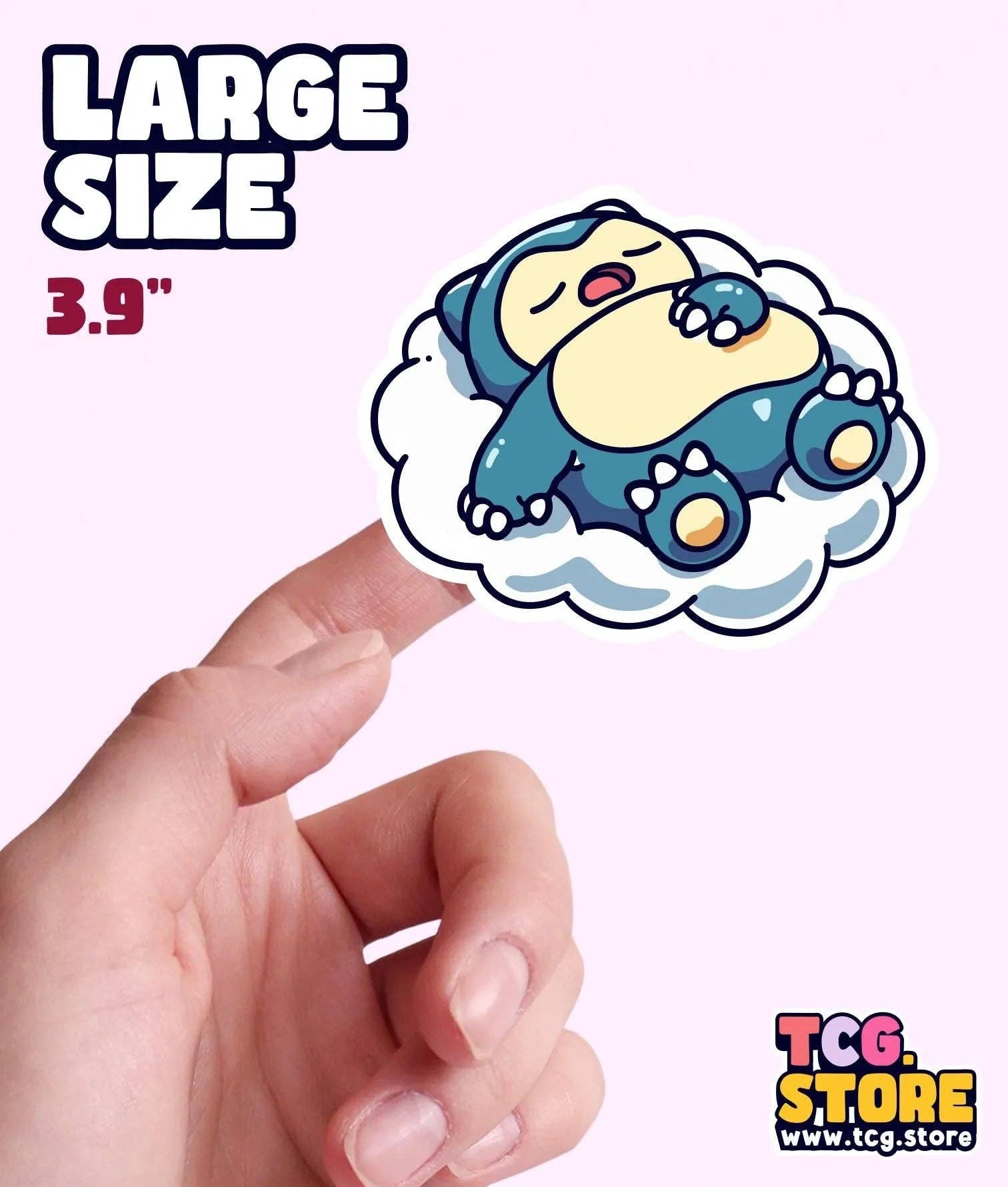 TCG.Store - TCGDOTSTORE - Wholesale Sticker - Snorlax Pokémon Sticker2